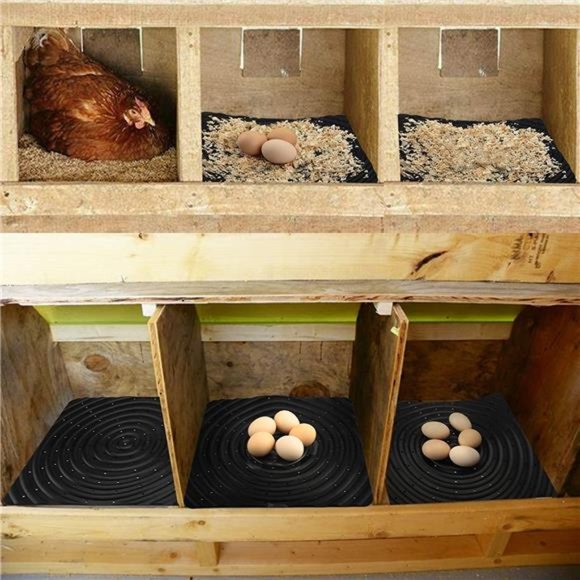 6 Pack Washable Nesting Pads Chicken Nesting Box for Chicken Coop, 13 x 12 inch - Picture 6 of 6